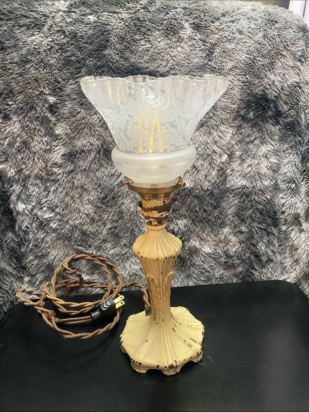 Vintage Boudoir Table Lamp